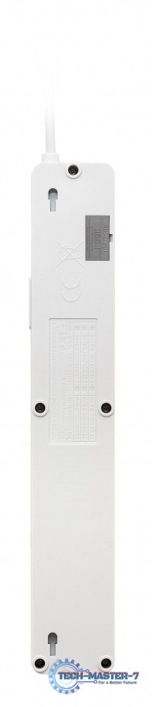 Listwa przeciwprzepięciowa ZX 510, 1L, 3,0m, szara Listwa przeciwprzepięciowa ZX 510, 1L, 3,0m, szara