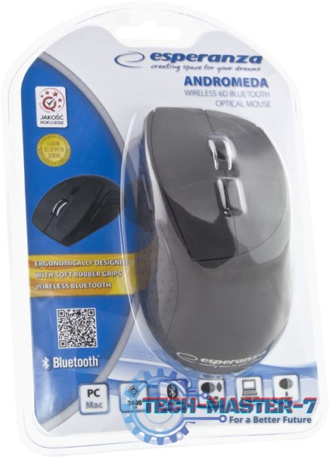 MYSZ BLUETOOTH OPTYCZNA EM123K ANDROMEDA 1000/1600/2400DPI, 6D MYSZ BLUETOOTH OPTYCZNA EM123K ANDROMEDA 1000/1600/2400DPI, 6D