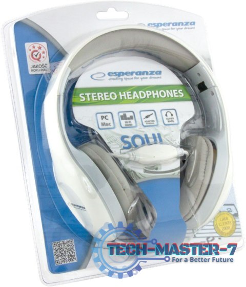SŁUCHAWKI AUDIO STEREO SOUL EH138W BIAŁE SŁUCHAWKI AUDIO STEREO SOUL EH138W BIAŁE