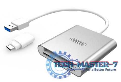 Czytnik kart pamieci USB 3.0 + USB TYP-C; Y-9313D Czytnik kart pamieci USB 3.0 + USB TYP-C; Y-9313D