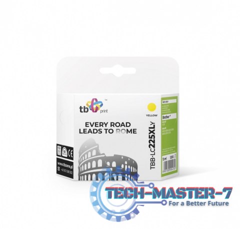 Tusz do Brother LC225XL TBB-LC225XLY YE Tusz do Brother LC225XL TBB-LC225XLY YE