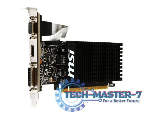 Karta graficzna GeForce GT 710 2GB DDR3 64BIT DVI/D-SUB/HDMI Karta graficzna GeForce GT 710 2GB DDR3 64BIT DVI/D-SUB/HDMI