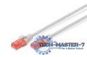 Patch cord U/UTP kat.6 PVC 2m szary
