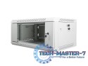 Szafa instalacyjna wisząca 19'' 4U 600X450mm szara (drzwi szklane) Szafa instalacyjna wisząca 19'' 4U 600X450mm szara (drzwi szklane)