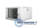 Szafa instalacyjna wisząca 19'' 6U 600X600mm szara (drzwi szklane) Szafa instalacyjna wisząca 19'' 6U 600X600mm szara (drzwi szklane)