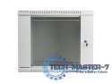 Szafa instalacyjna wisząca 19'' 9U 600X450mm szara (drzwi szklane) Szafa instalacyjna wisząca 19'' 9U 600X450mm szara (drzwi szklane)