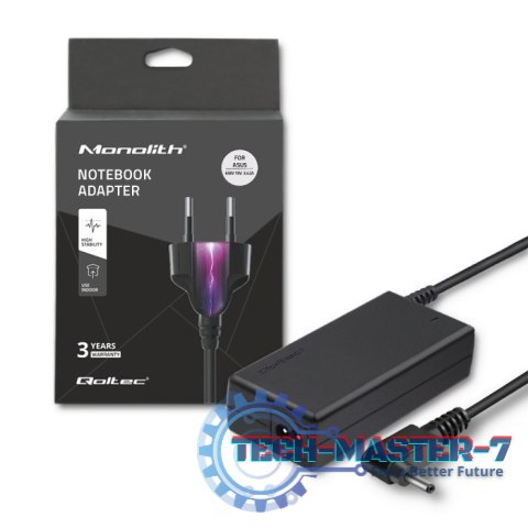 Zasilacz do Asus 65W | 19V | 3.42A | 4.0*1.35 |+kabel zasilający Zasilacz do Asus 65W | 19V | 3.42A | 4.0*1.35 |+kabel zasilający