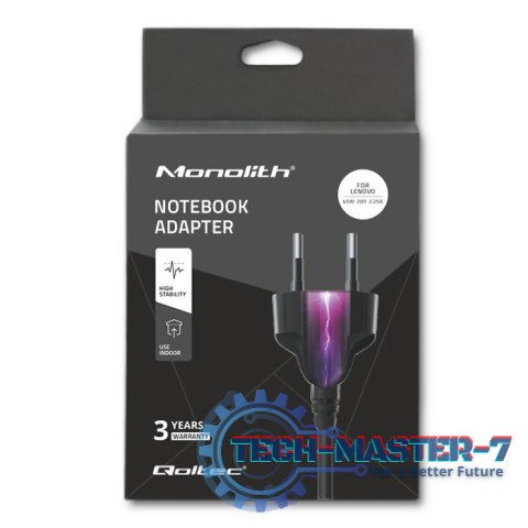 Zasilacz do Lenovo 45W | 20V | 2.25A | Slim Tip + pin Zasilacz do Lenovo 45W | 20V | 2.25A | Slim Tip + pin