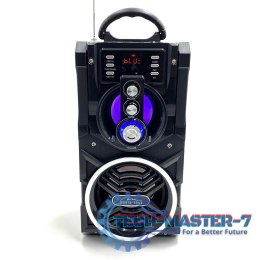 Głośnik PARTYBOX BT MT3150 Karaoke/Bluetooth 5.0/FM/MP3/USB/AUX/LED/USB-C/RMS 18W/PMPO 800W.