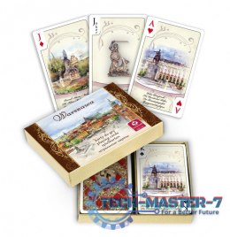 Karty Warszawa Akwarele 2 x 55 listków