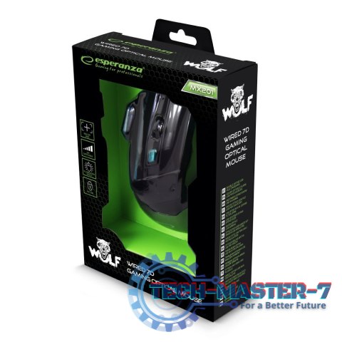 MYSZKA PRZEWODOWA DLA GRACZY 7D OPTYCZNA USB MX201 WOLF NIEBIESKA MYSZKA PRZEWODOWA DLA GRACZY 7D OPTYCZNA USB MX201 WOLF NIEBIESKA