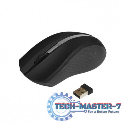 Mysz bezprzewodowo-optyczna USB AM-97A czarna Mysz bezprzewodowo-optyczna USB AM-97A czarna