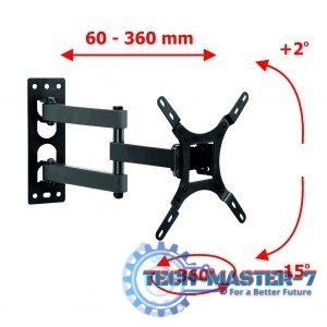 Uchwyt do TV LCD/LED 17-42 25KG AR-57A regulacja pionowa/pozioma Uchwyt do TV LCD/LED 17-42 25KG AR-57A regulacja pionowa/pozioma