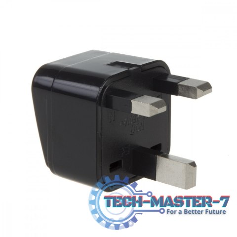 Adapter gniazdo EU na wtyk UK MCE154 Czarny Adapter gniazdo EU na wtyk UK MCE154 Czarny