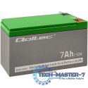 Akumulator żelowy | 12V | 7Ah | max.72A | AGM Akumulator żelowy | 12V | 7Ah | max.72A | AGM