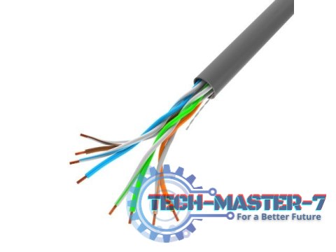 Kabel LAN UTP 100Mb/s 305m drut cca szary Kabel LAN UTP 100Mb/s 305m drut cca szary
