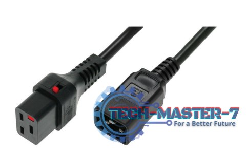 Kabel zasilający serwerowy blokada IEC LOCK 3x1,5mm2 C20 prosty/C19 prosty M/Ż 2m Czarny Kabel zasilający serwerowy blokada IEC LOCK 3x1,5mm2 C20 prosty/C19 prosty M/Ż 2m Czarny