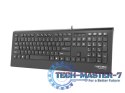 Klawiatura BARRACUDA Slim Czarna USB Klawiatura BARRACUDA Slim Czarna USB