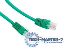 Patch cord Kat.6 UTP 0.25m zielony