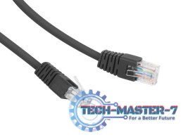 Patch cord Kat.6 UTP 2m czarny