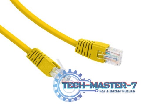 Patch cord Kat.6 UTP 3m żółty Patch cord Kat.6 UTP 3m żółty