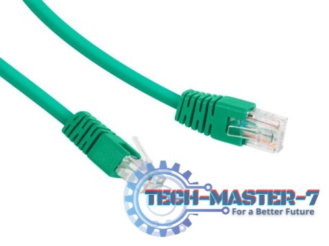 Patch cord Kat.6 UTP 5m zielony Patch cord Kat.6 UTP 5m zielony