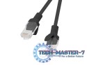 Patchcord kat.6 0.25M UTP czarny Patchcord kat.6 0.25M UTP czarny