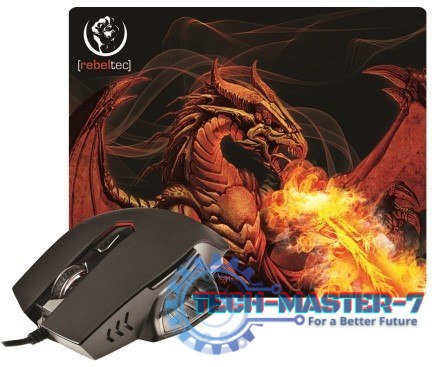RED DRAGON zestaw gamingowy mysz + podkładka RED DRAGON zestaw gamingowy mysz + podkładka