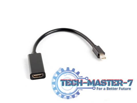 Adapter mini DisplayPort (M) -> HDMI (F) na kablu Adapter mini DisplayPort (M) -> HDMI (F) na kablu