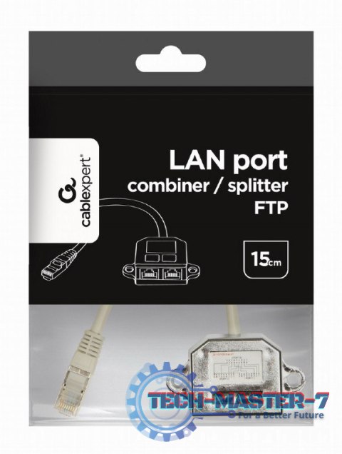 Adapter rozdzielacz LAN RJ-45/2XRJ-45 FTP Adapter rozdzielacz LAN RJ-45/2XRJ-45 FTP
