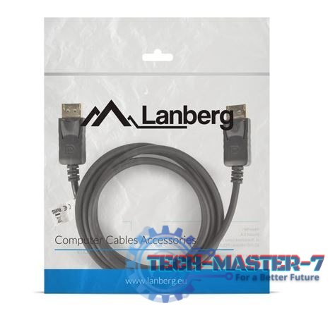 Kabel DisplayPort M/M 4K 1.8M czarny Kabel DisplayPort M/M 4K 1.8M czarny