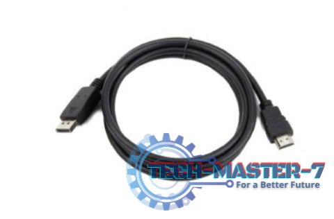 Kabel DisplayPort do HDMI męski czarny 10m Kabel DisplayPort do HDMI męski czarny 10m