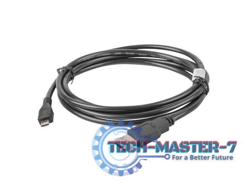 Kabel USB 2.0 micro AM-MBM5P 1.8M czarny Kabel USB 2.0 micro AM-MBM5P 1.8M czarny