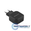 Ładowarka sieciowa 17W | 5V | 3.4A | 3xUSB Ładowarka sieciowa 17W | 5V | 3.4A | 3xUSB