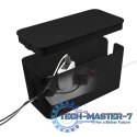 Organizer kabli Cable Box, czarny Organizer kabli Cable Box, czarny