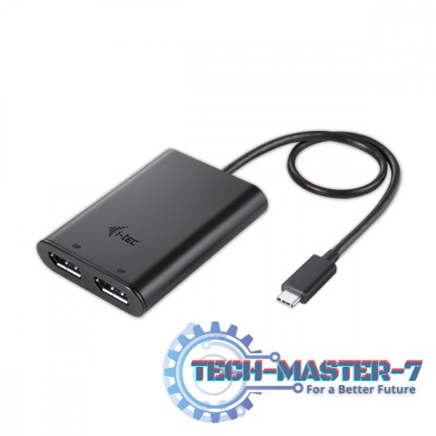 USB-C dual Display Port Video Adapter 2x Display Ports 4K Ultra HD kompatybilny Thunderbolt3 USB-C dual Display Port Video Adapter 2x Display Ports 4K Ultra HD kompatybilny Thunderbolt3