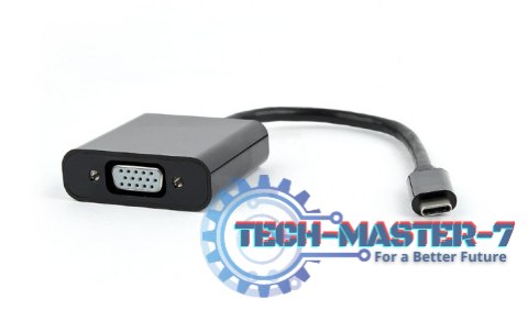 Adapter USB C/VGA męski Adapter USB C/VGA męski
