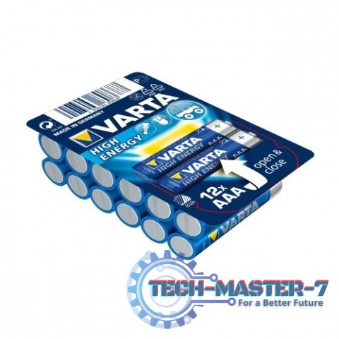 Baterie alkaliczne VARTA R3 (AAA) 12sztuk HIGH ENERGY