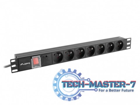 Listwa zasilająca Rack PDU 19" 1U 10A 7X 230V PL 2m czarna C14 Listwa zasilająca Rack PDU 19" 1U 10A 7X 230V PL 2m czarna C14