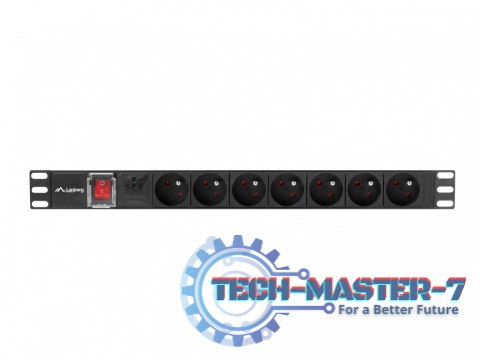 Listwa zasilająca Rack PDU 19" 1U 10A 7X 230V PL 2m czarna C14 Listwa zasilająca Rack PDU 19" 1U 10A 7X 230V PL 2m czarna C14