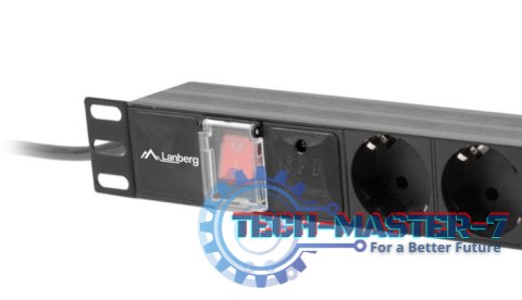 Listwa zasilająca Rack PDU 19" 1U 10A 7X SCHUKO 2m czarny C14 Listwa zasilająca Rack PDU 19" 1U 10A 7X SCHUKO 2m czarny C14