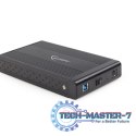 Obudowa zewnętrzna 3.5 USB 3.0 Czarna
