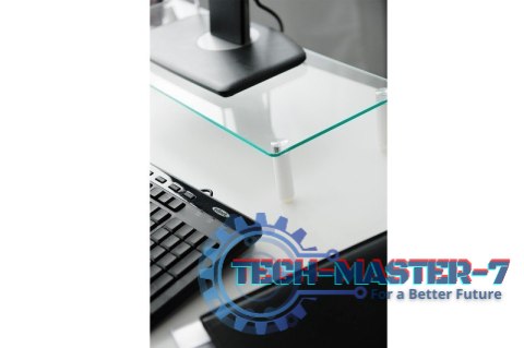Szklana podstawa dla monitora, powierzchnia robocza: 56x21cm, max. obciążenie: 20kg Szklana podstawa dla monitora, powierzchnia robocza: 56x21cm, max. obciążenie: 20kg