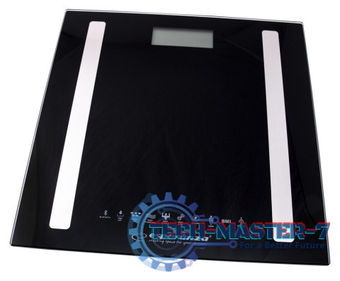 WAGA ŁAZIENKOWA 8W1 Z FUNKCJĄ BLUETOOTH B.FIT CZARNA WAGA ŁAZIENKOWA 8W1 Z FUNKCJĄ BLUETOOTH B.FIT CZARNA