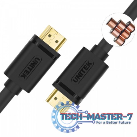 Kabel HDMI M/M 1,5m v2.0, pozłacany, Basic; Y-C137M Kabel HDMI M/M 1,5m v2.0, pozłacany, Basic; Y-C137M