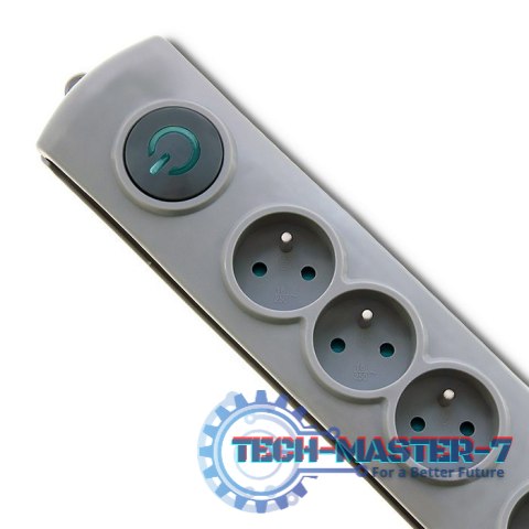 Listwa antyprzepięciowa Quick Switch, 4 gniazda, 1,5m, szara Listwa antyprzepięciowa Quick Switch, 4 gniazda, 1,5m, szara