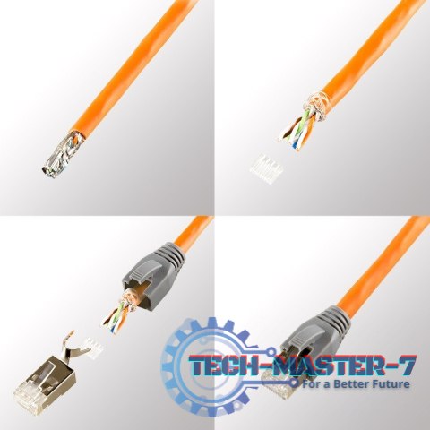 Wtyki RJ45 CAT.6,6A,7 ekranowane 10szt. Wtyki RJ45 CAT.6,6A,7 ekranowane 10szt.
