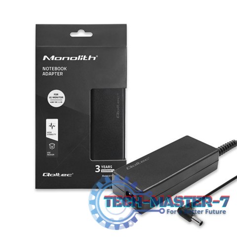 Zasilacz do monitora LG | 40W | 19V | 2.1A | 6.5*4.4 |+ kabel zasilający Zasilacz do monitora LG | 40W | 19V | 2.1A | 6.5*4.4 |+ kabel zasilający