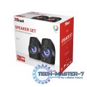 Głośniki GEMI RGB 2.0 czarne Głośniki GEMI RGB 2.0 czarne
