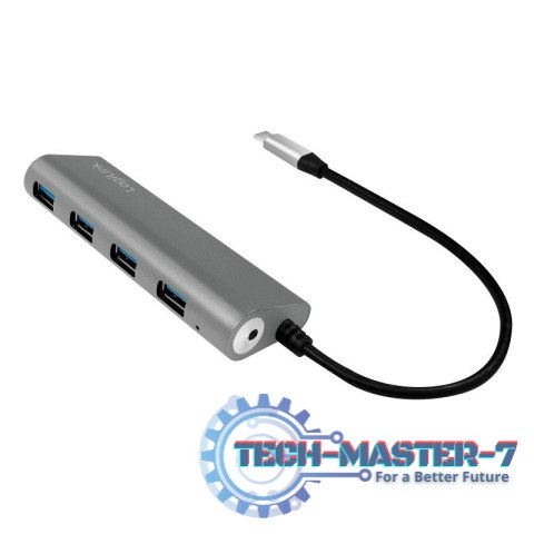 Hub 4xUSB 3.1, USB-C, aluminiowa obudowa Hub 4xUSB 3.1, USB-C, aluminiowa obudowa